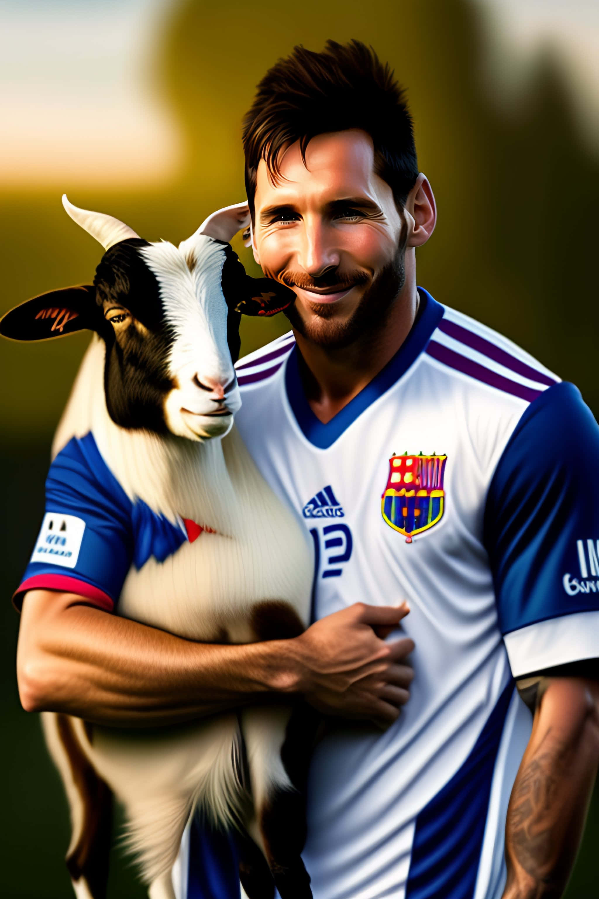 Lionel Messi - The Unstoppable Goat Wallpaper