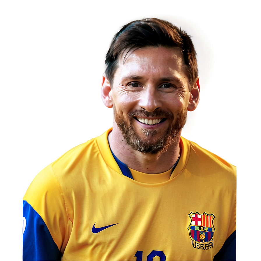 Lionel Messi Winning Smile Png Bht72 PNG