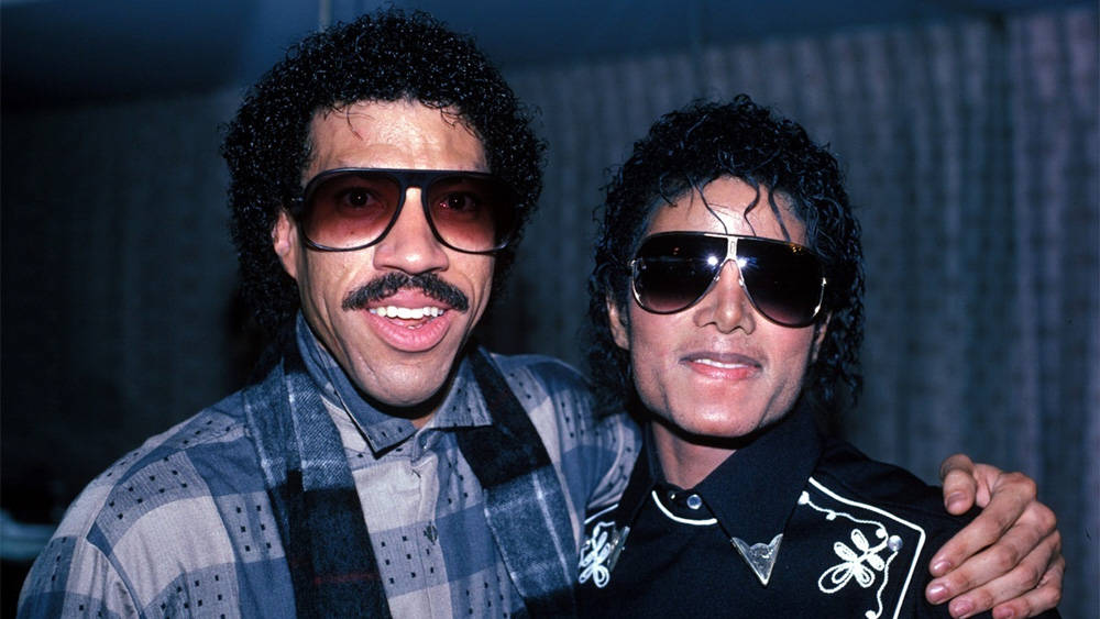 Lionel Richie And Michael Jackson Wallpaper