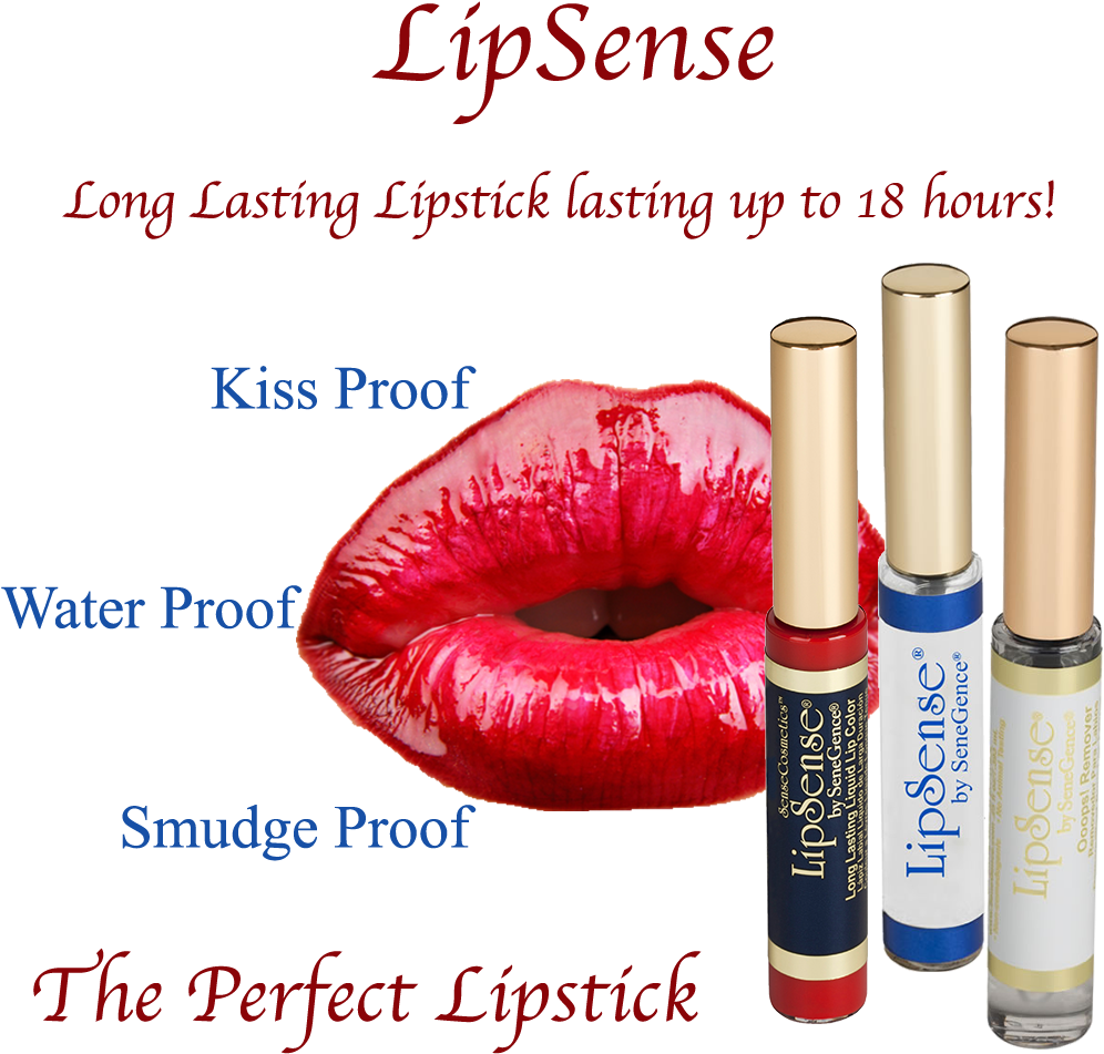 Lip Sense Long Lasting Lipstick Ad PNG