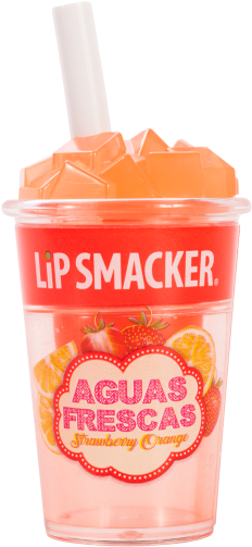 Lip Smacker Aguas Frescas Strawberry Orange Cup PNG
