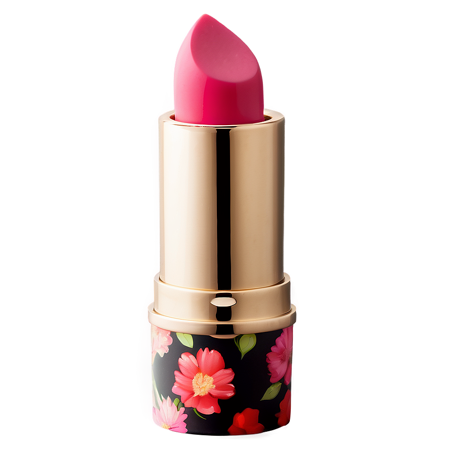 Lipstick In Floral Case Png 05242024 PNG