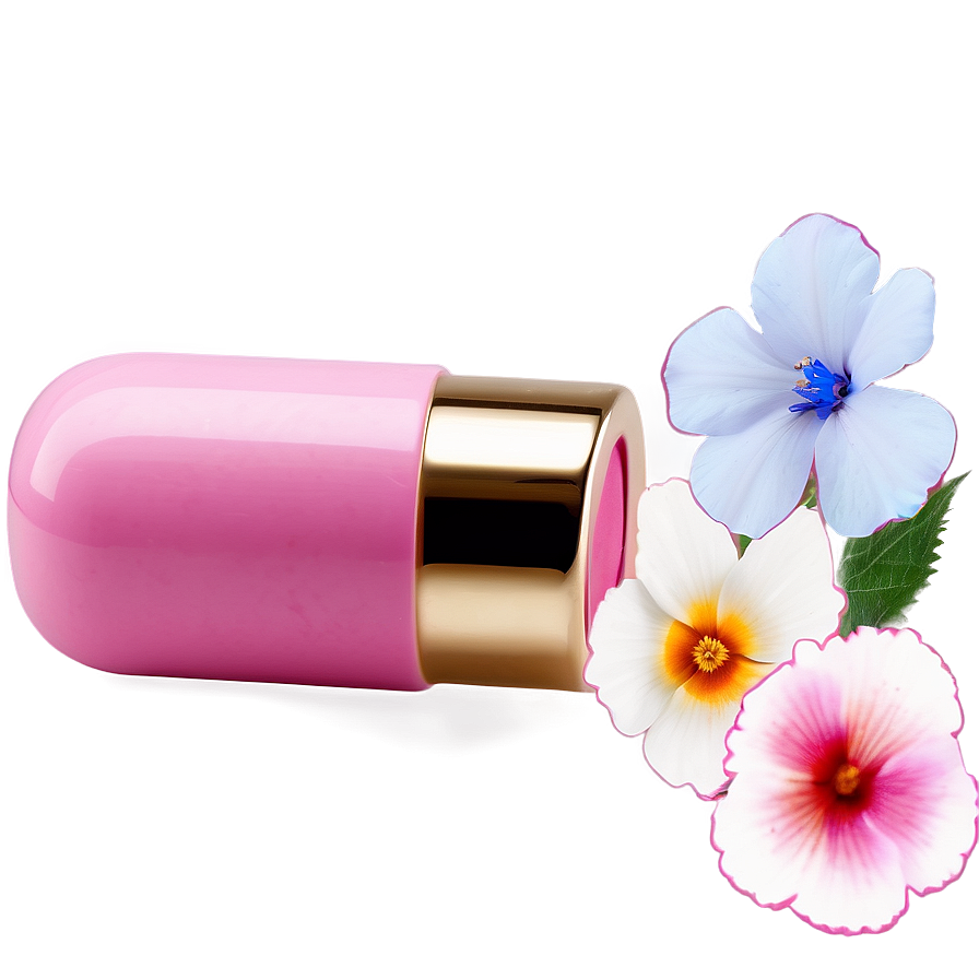 Lipstick In Floral Case Png Ruh90 PNG