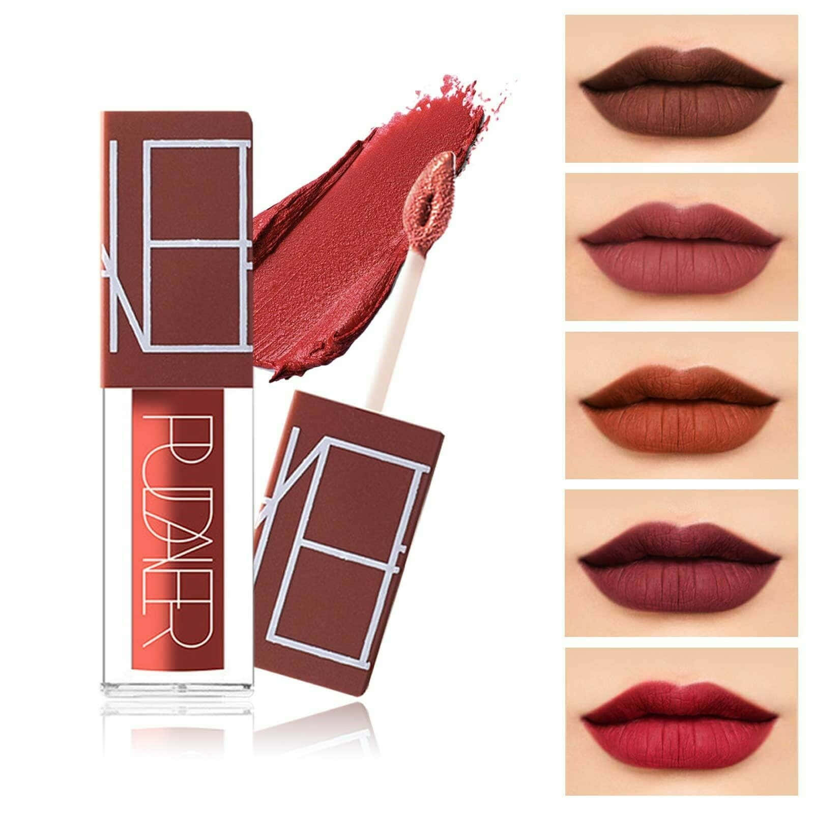 Nebula Lip Gloss In Red And Brown