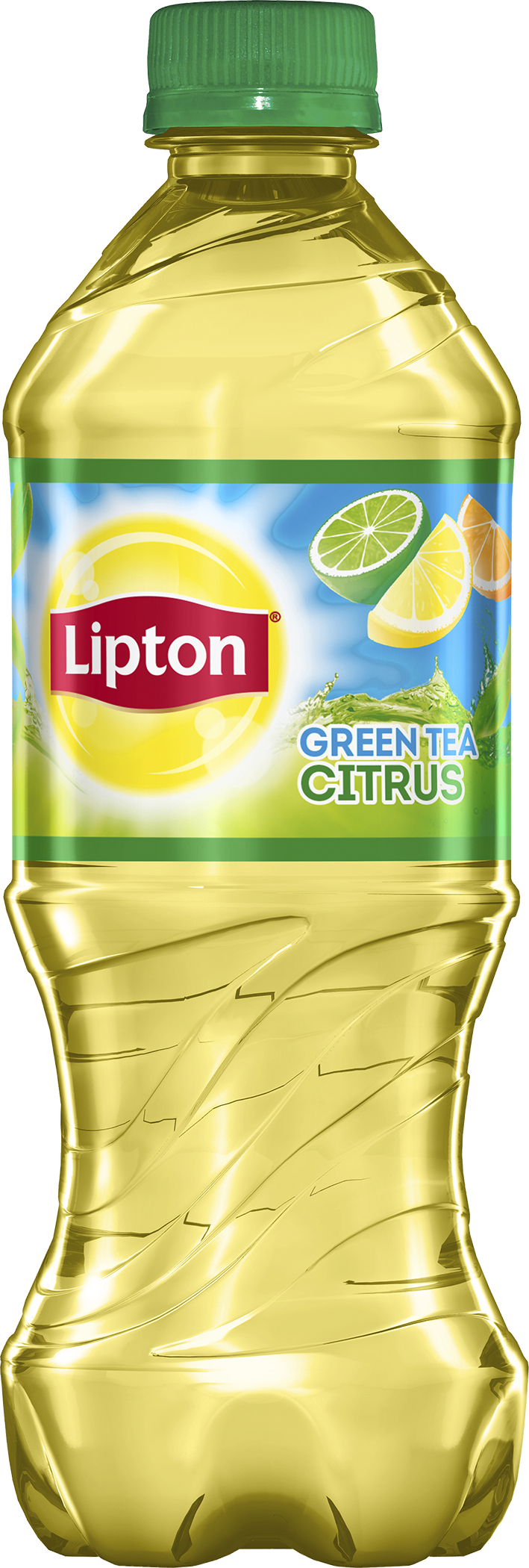 Lipton Green Tea Citrus Bottle PNG