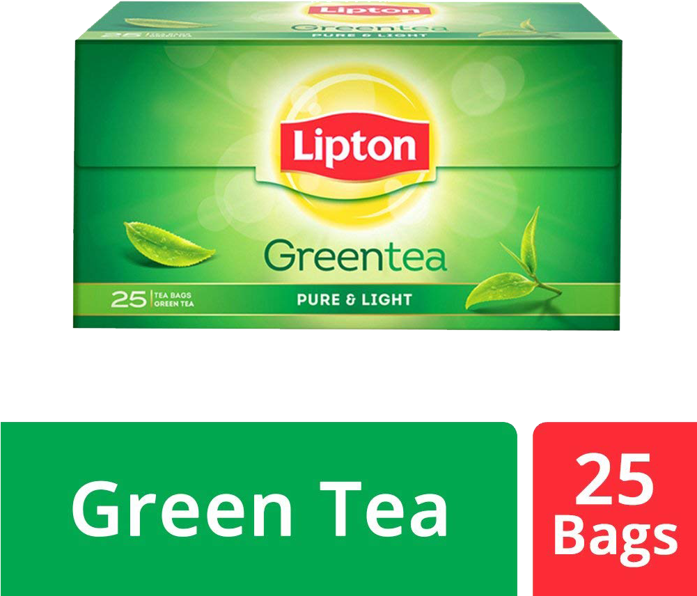 Download Lipton Green Tea25 Bags Packaging | Wallpapers.com