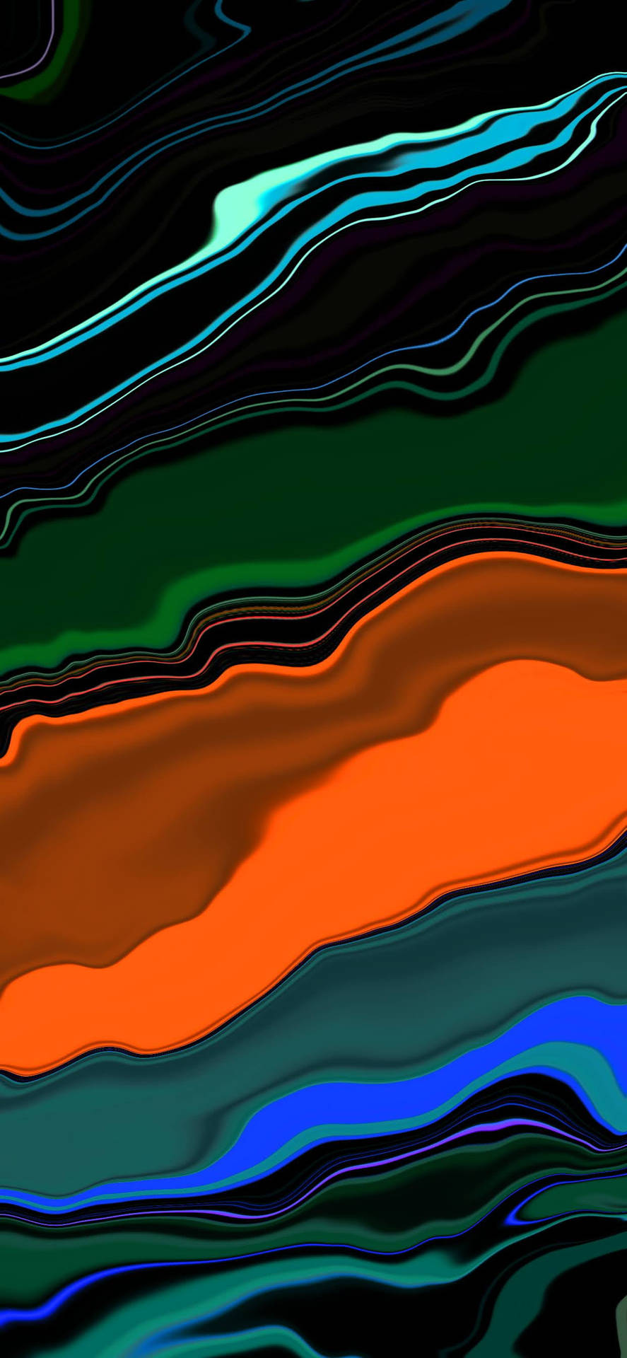 Flüssigabstraktfür Google Pixel 4 Wallpaper