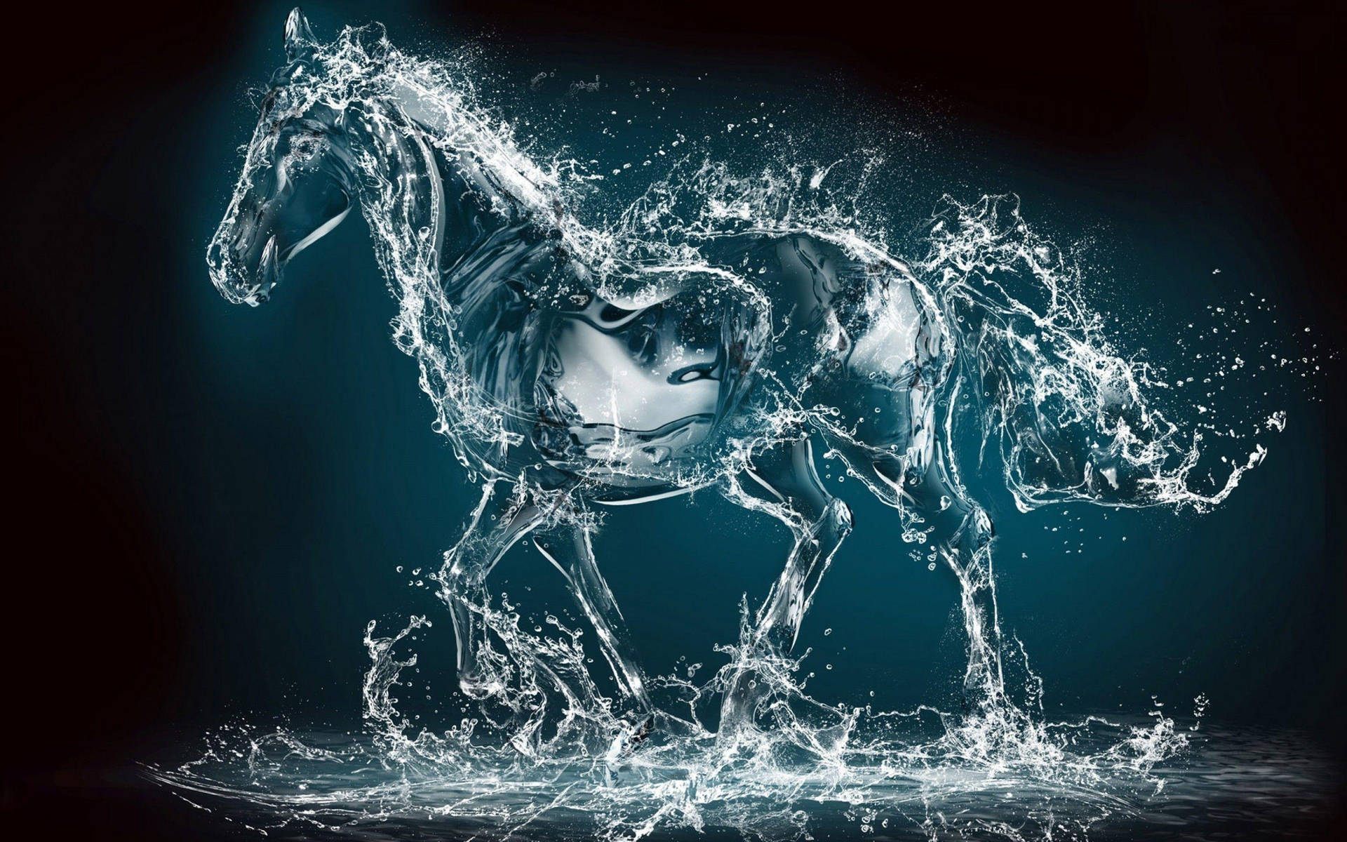 Liquid Horse Wallpaper