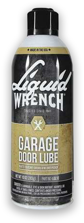 Liquid Wrench Garage Door Lube Bottle PNG