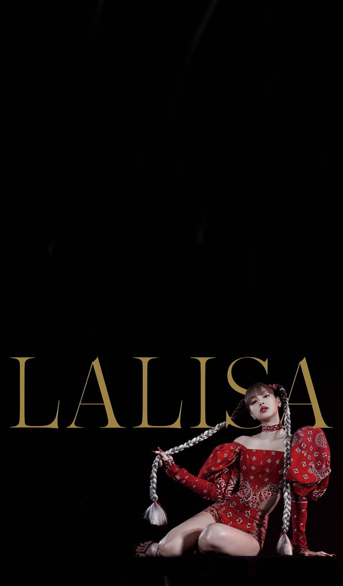 Lisablackpink Hd Musikvideo Lalisa Poster Wallpaper