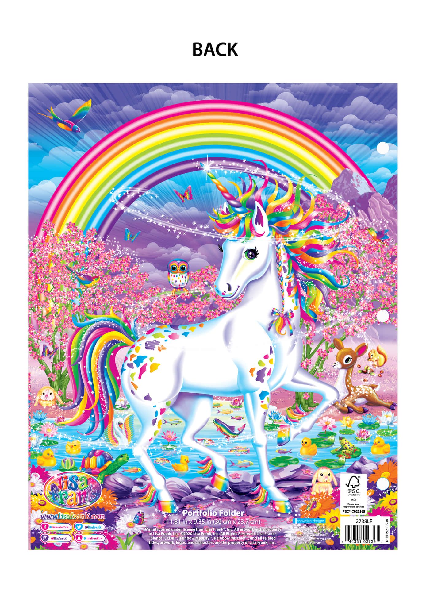 "Magical Dreams Await with Lisa Frank Unicorn" Wallpaper
