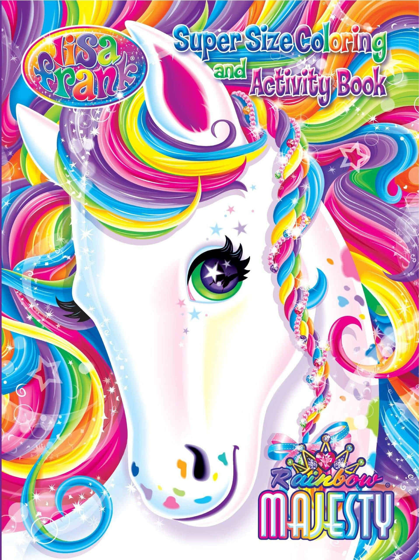A Coloring Book With A Unicorn On It Wallpaper