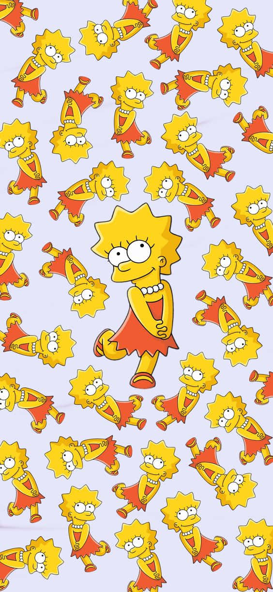 Lisa Simpson er den ultimative modeikon. Wallpaper