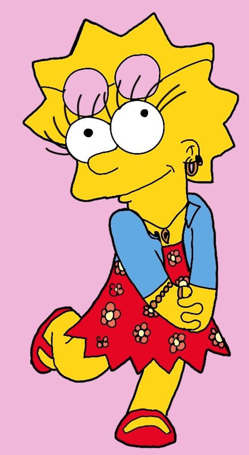 "The beauty of Lisa Simpson's aesthetic is for all to see" Wallpaper