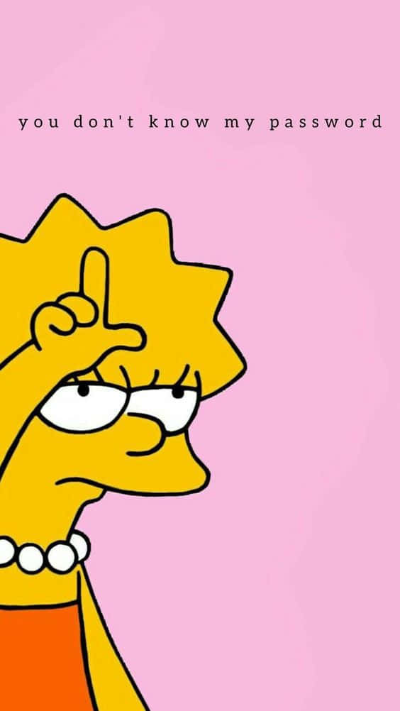 Simpsons-tapeter du ved ikke min adgangskode Wallpaper