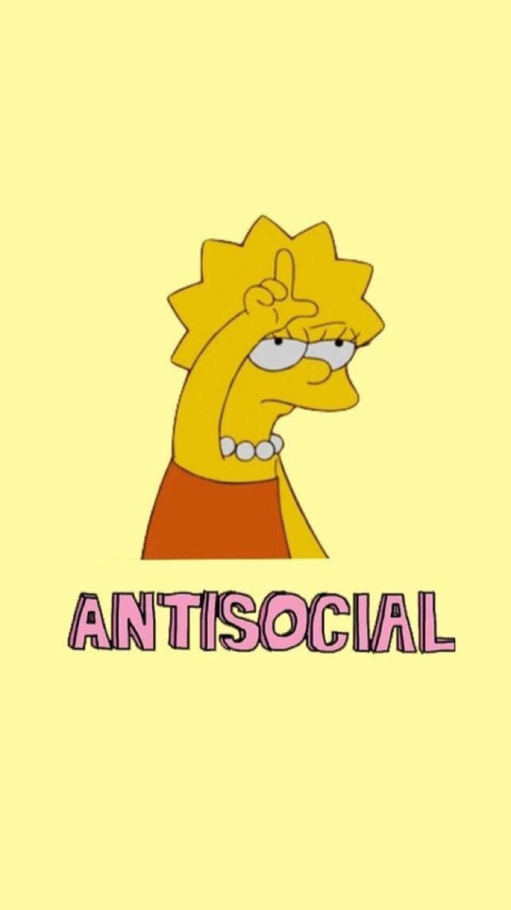 Lisa Simpson Anti Social