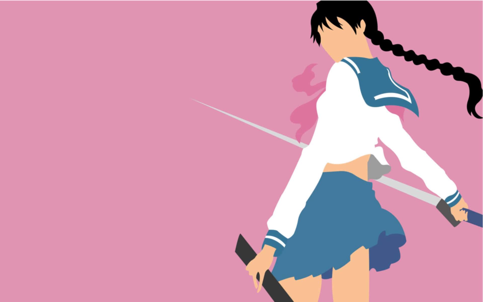 Lisa Yadomaru - Brave Anime Warrior Wallpaper