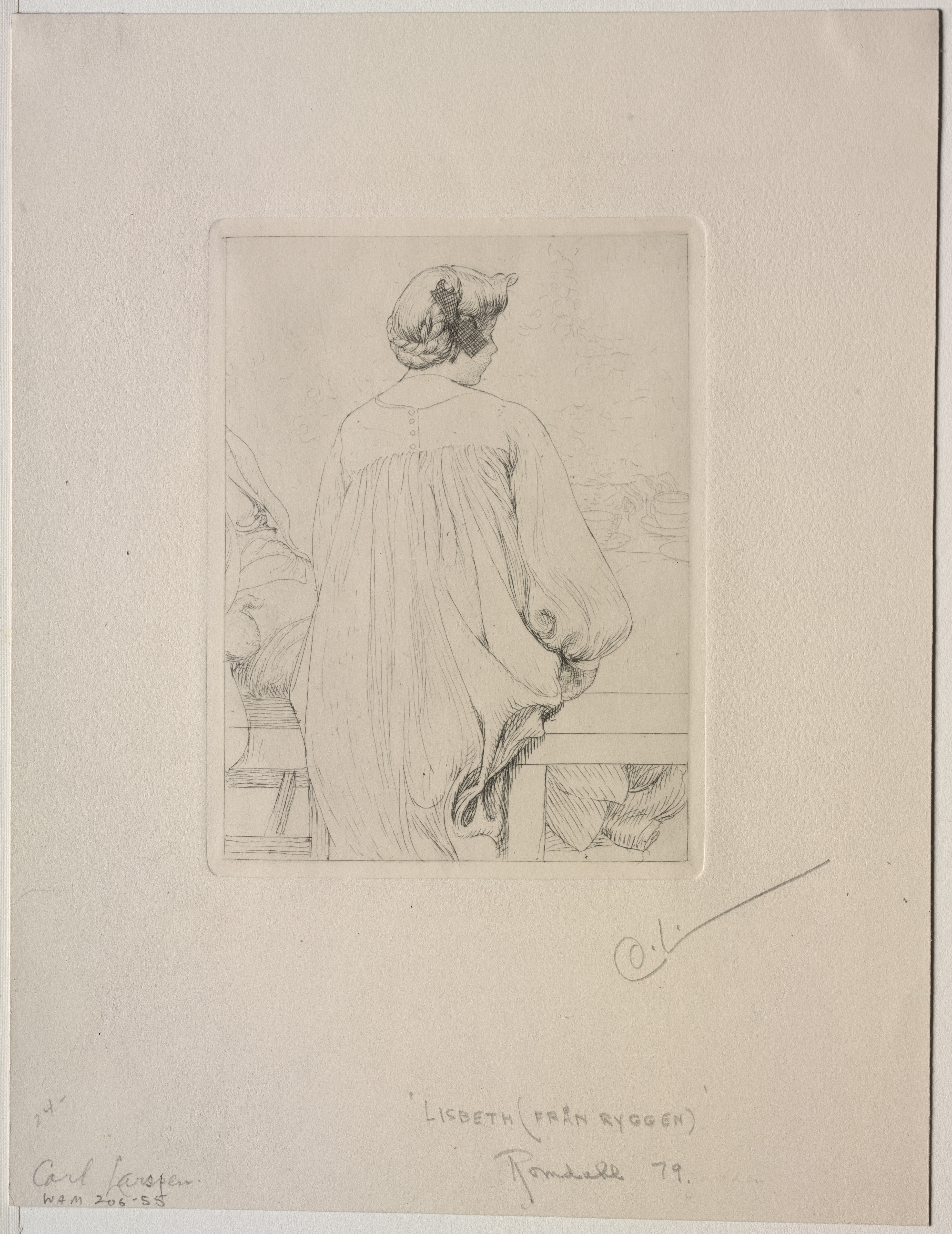 Lisbeth, Seen from Behind Wallpaper