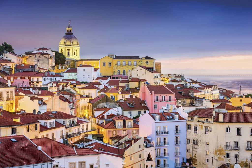 Lisboaà Noite Papel de Parede