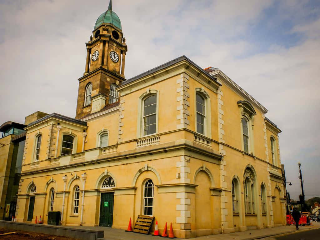 Lisburn Historic Town Hall Clock Tower Wallpaper