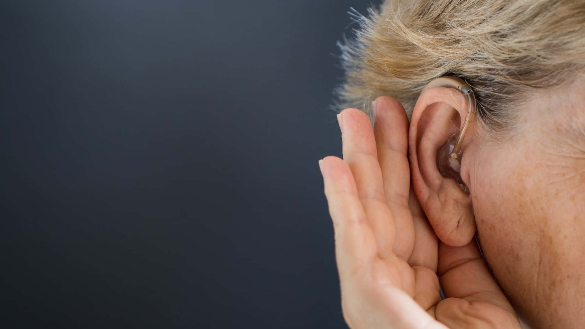 Listening Hearing Aid Background