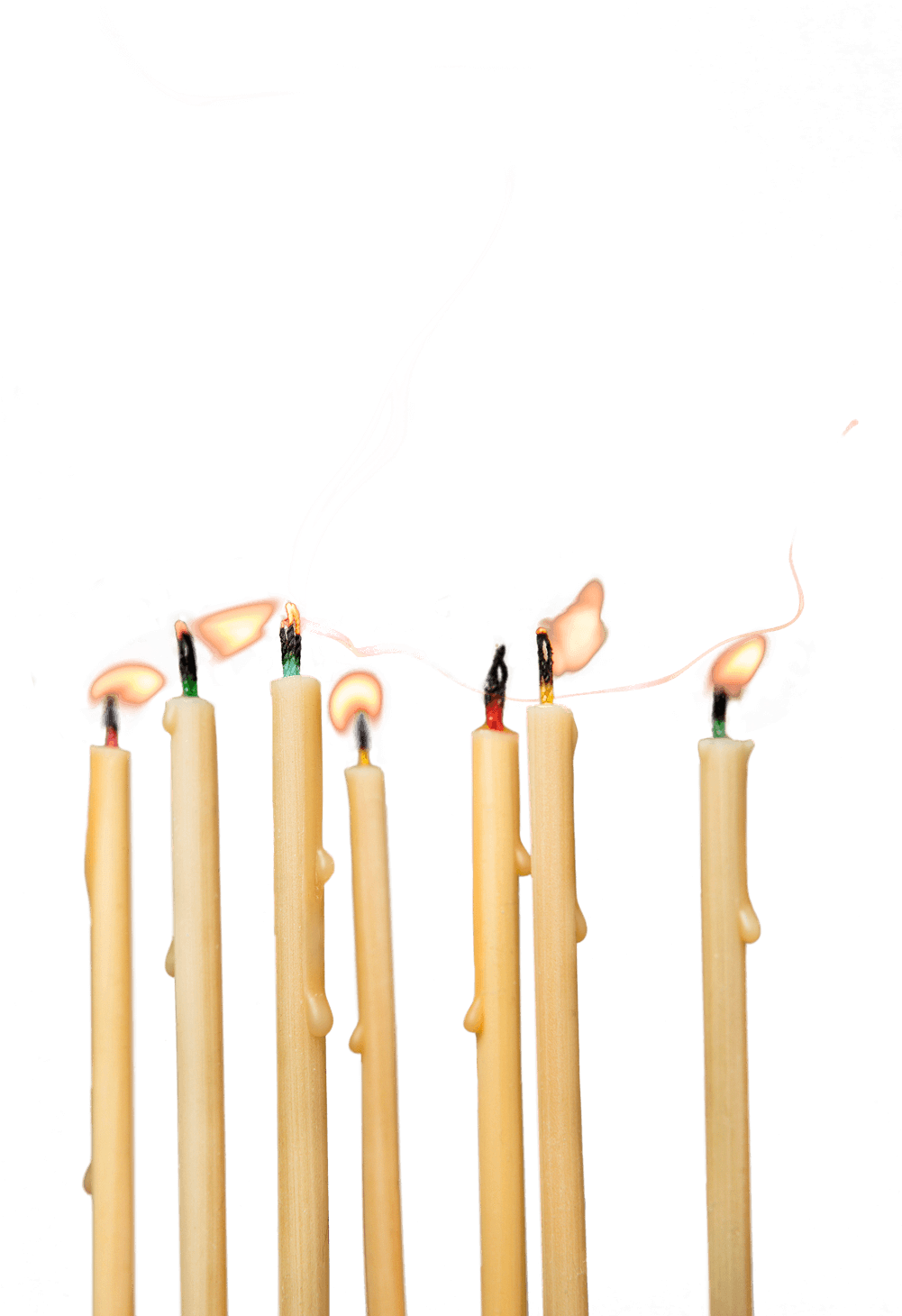 Download Lit Birthday Candles Smoke | Wallpapers.com
