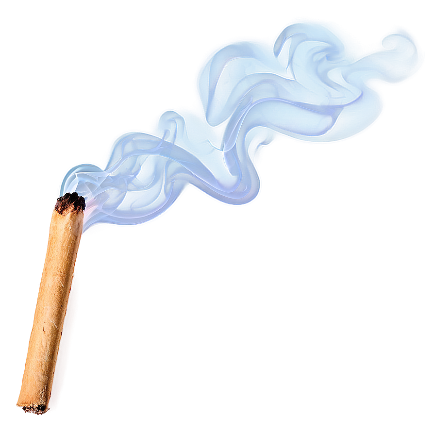 Lit Matchstick Smoke Png 05232024 PNG