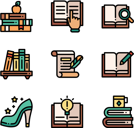 Literary_ Elements_ Icons_ Set PNG