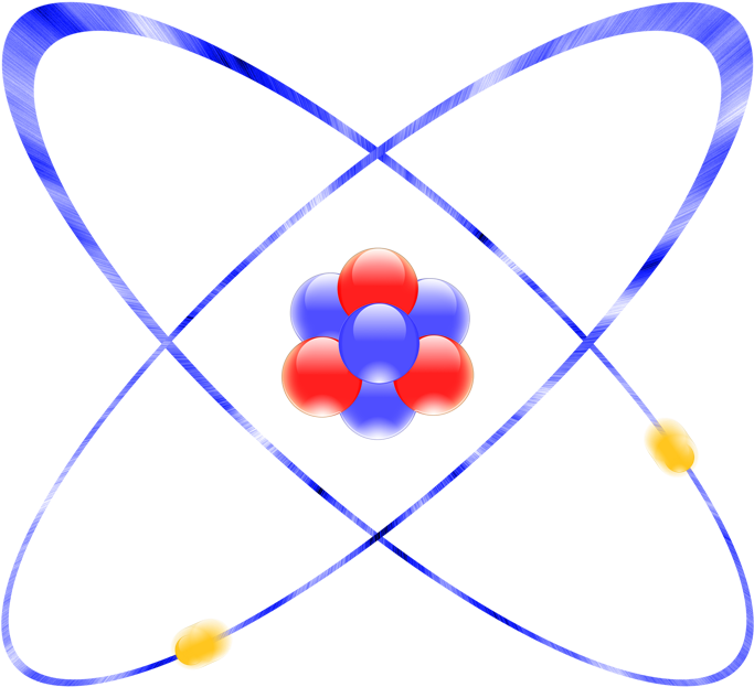 Lithium Atom Illustration PNG