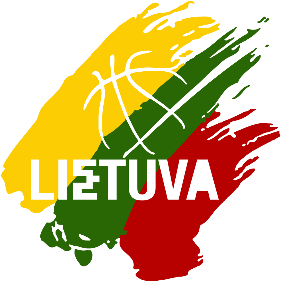 Lithuania Basketball Passion Graphic PNG