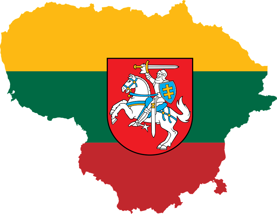 Lithuania Mapand Coatof Arms PNG