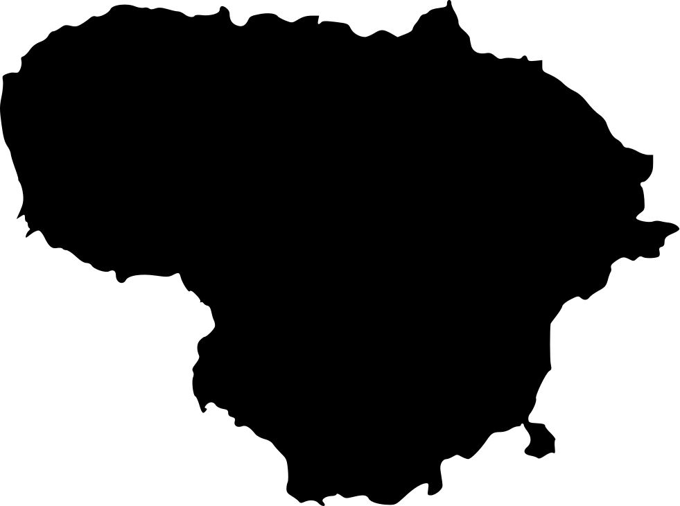 Lithuania Silhouette Outline PNG