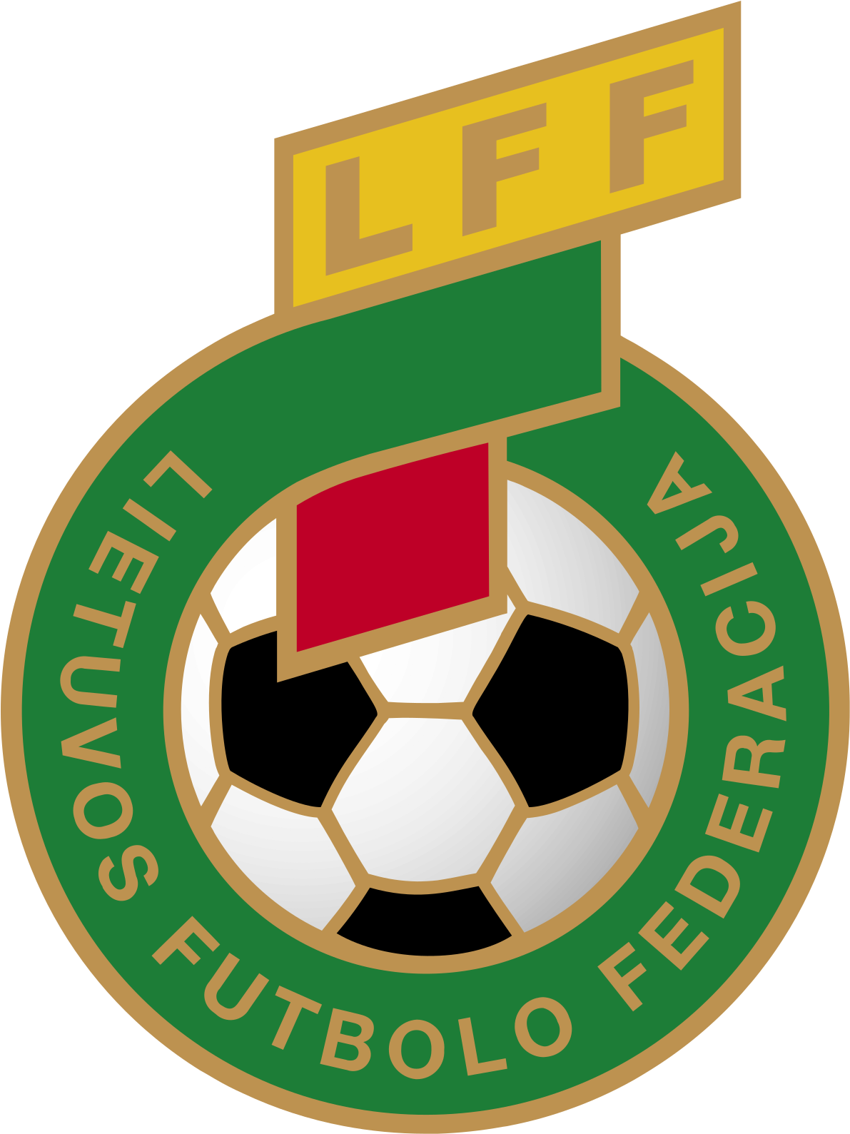Lithuanian Football Federation Logo PNG