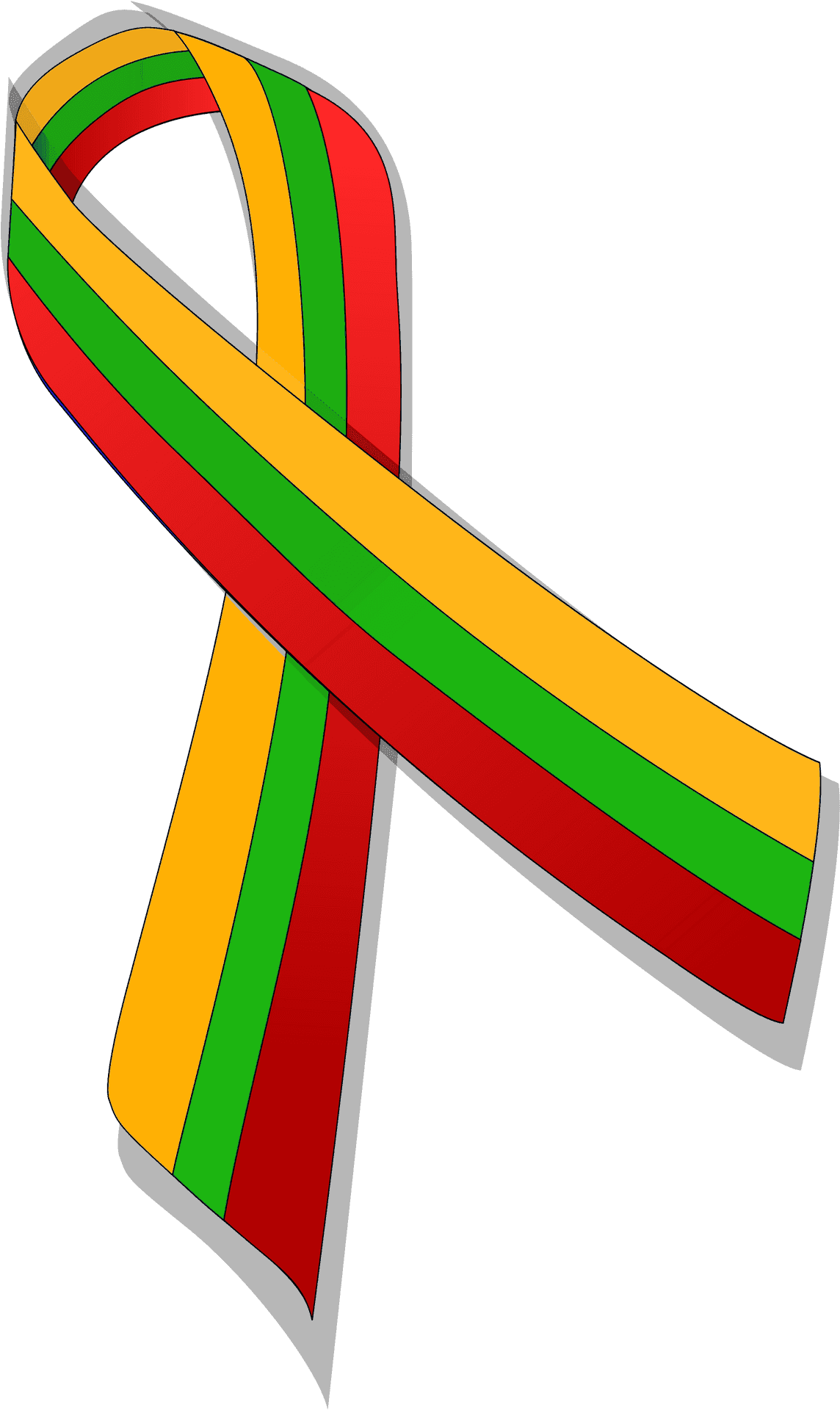 Lithuanian Ribbon Awareness PNG