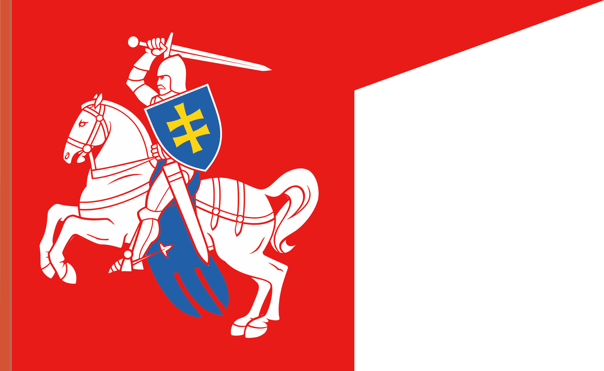 Lithuanian State Flag Knight Vytis PNG