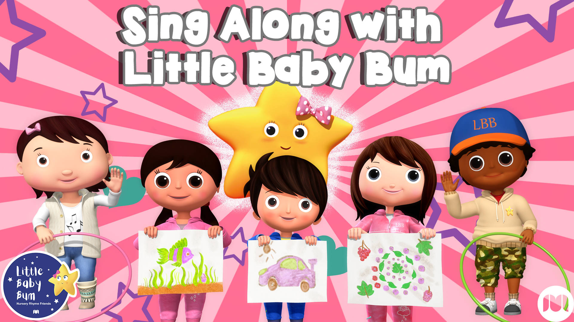 Little Baby Bum Art Works Wallpaper