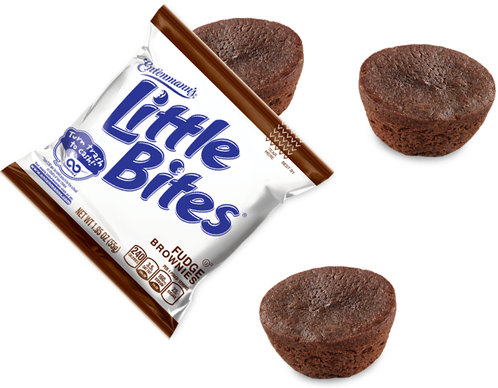 Little Bites Fudge Brownies Packagingand Product PNG