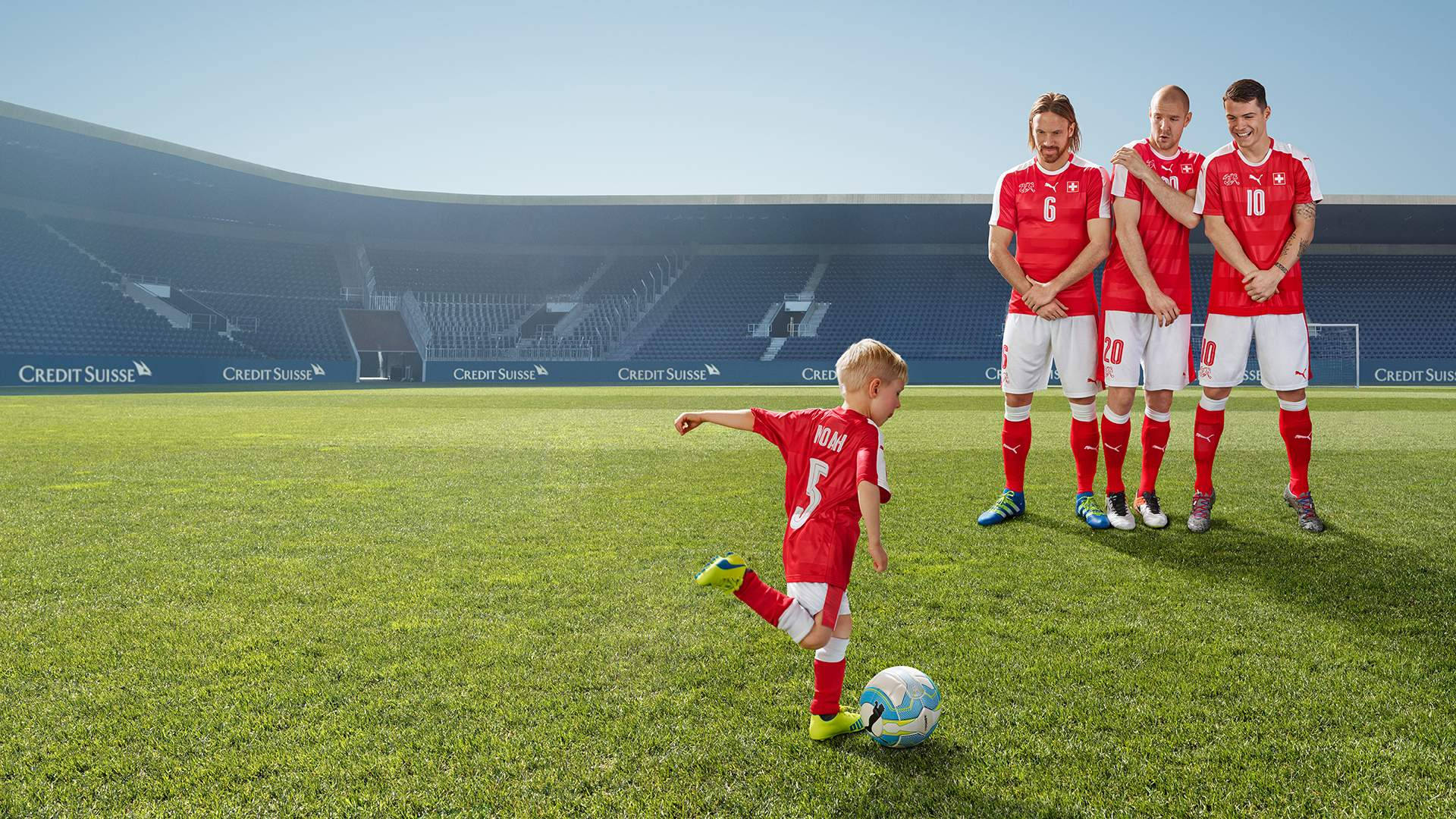 Little Boy Switzerland National Football Team Wallpaper