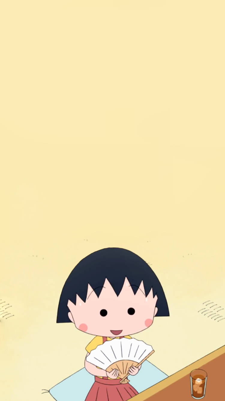 Little Girl Chibi Maruko Chan Background