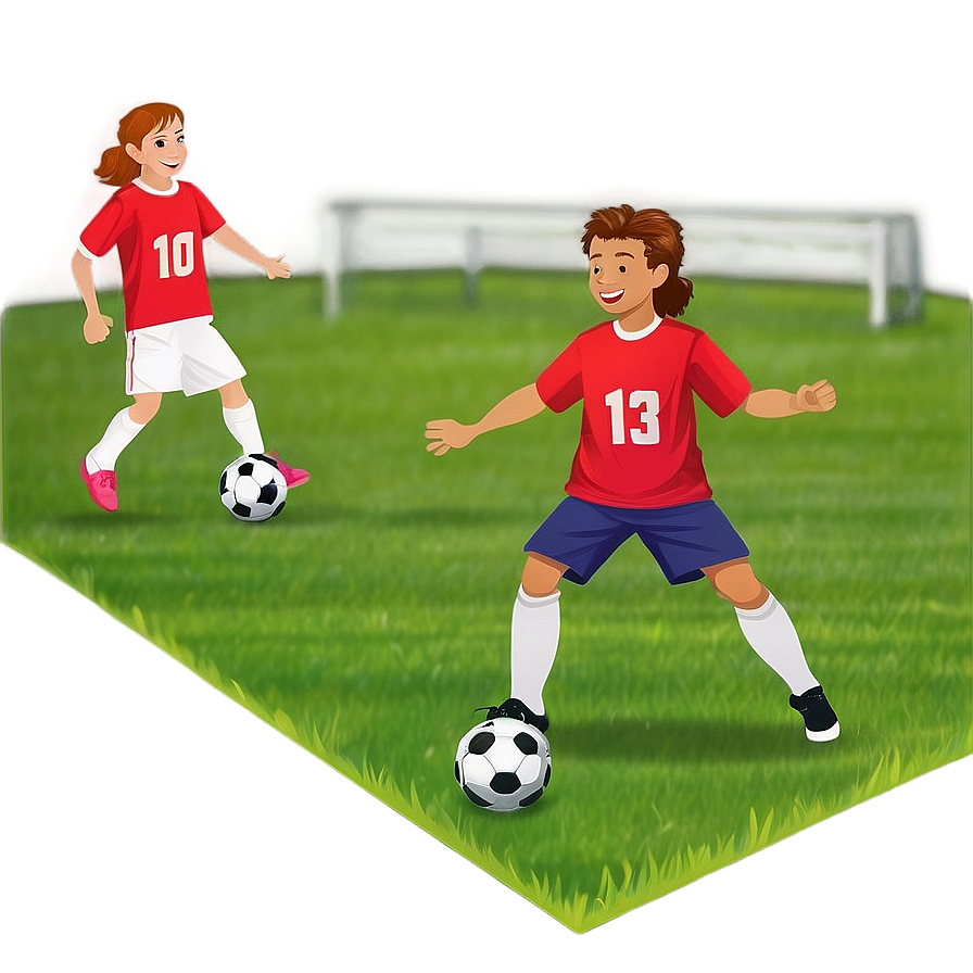 Little Kids Soccer Game Png Xxu PNG