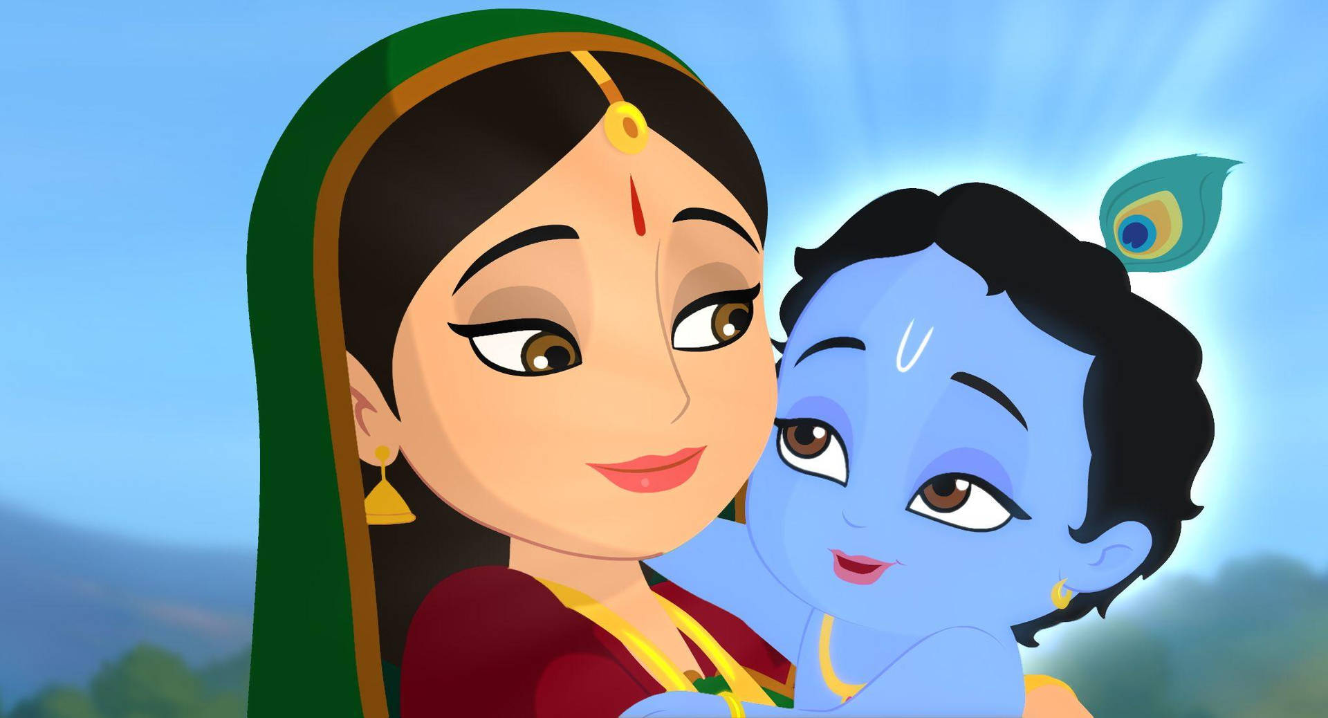 Little Krishna And Yasoda