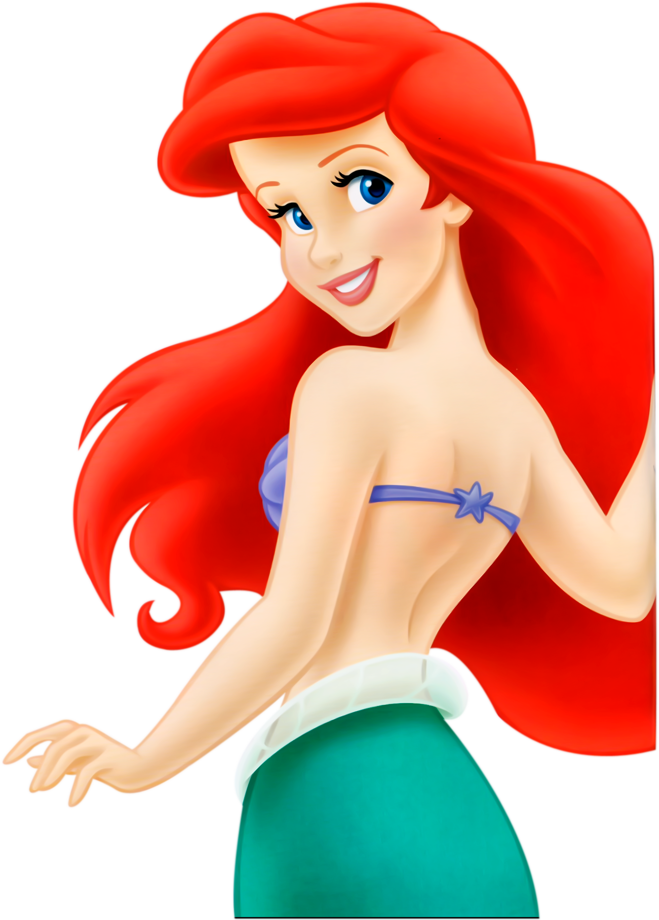 Little Mermaid Ariel Character Illustration PNG