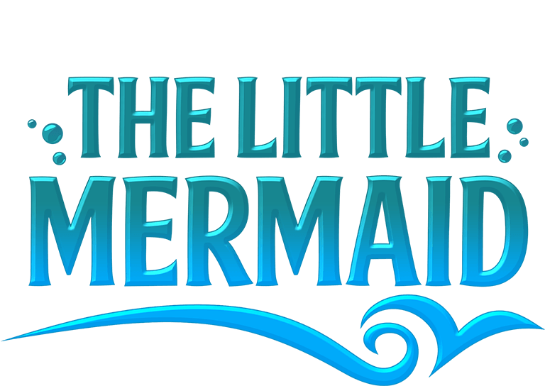 Little Mermaid Logo Booksand Magic PNG