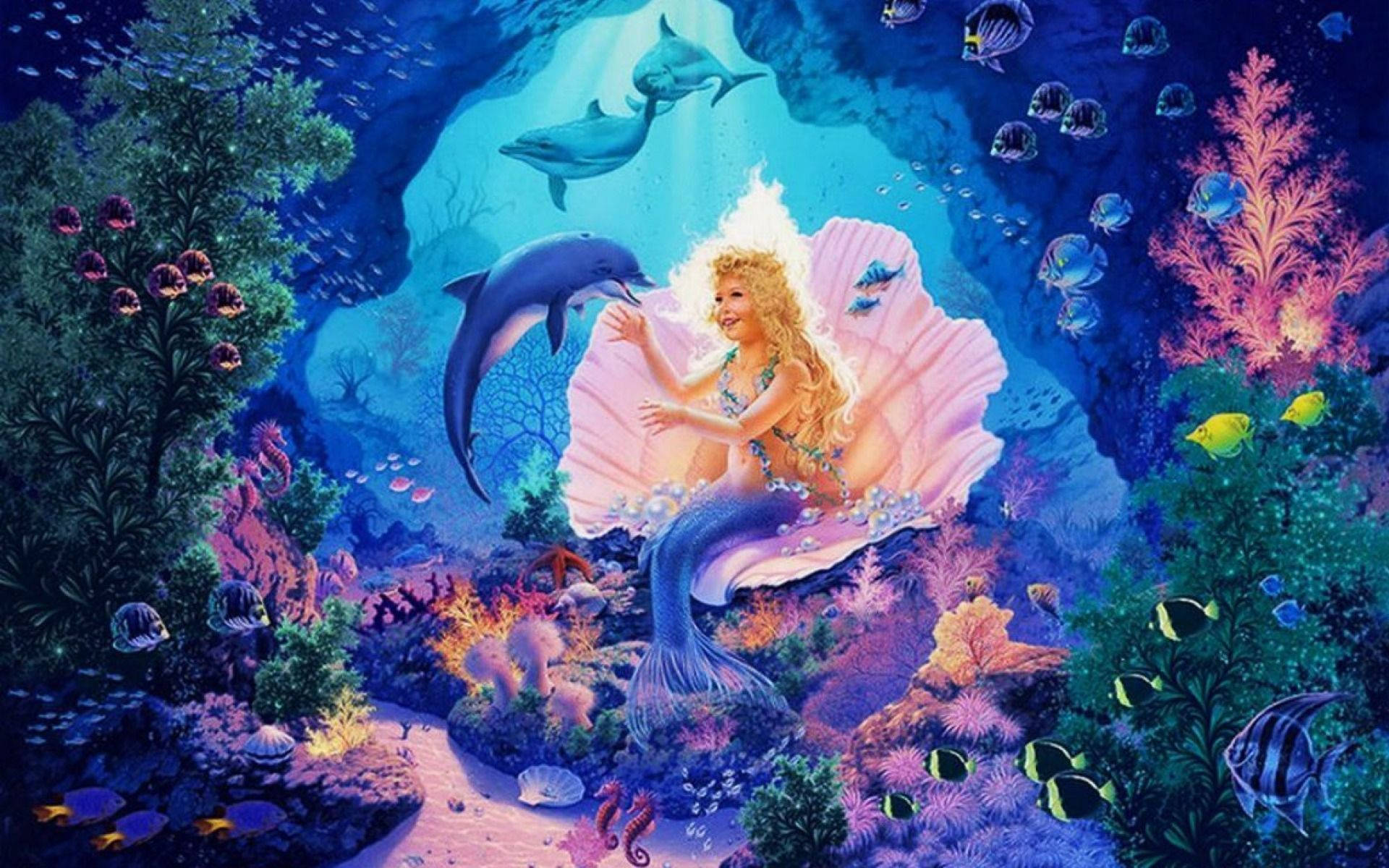 Little Mermaid Princess Wallpaper