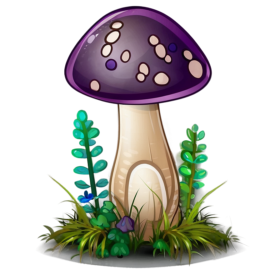 Little Mushroom Cartoon Png 06272024 PNG