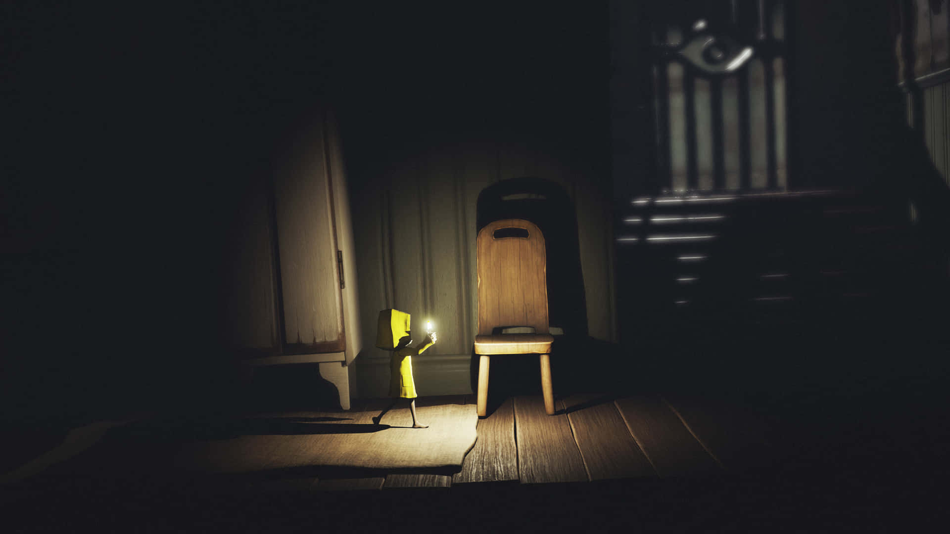 Image  Solving puzzles in Little Nightmares Wallpaper