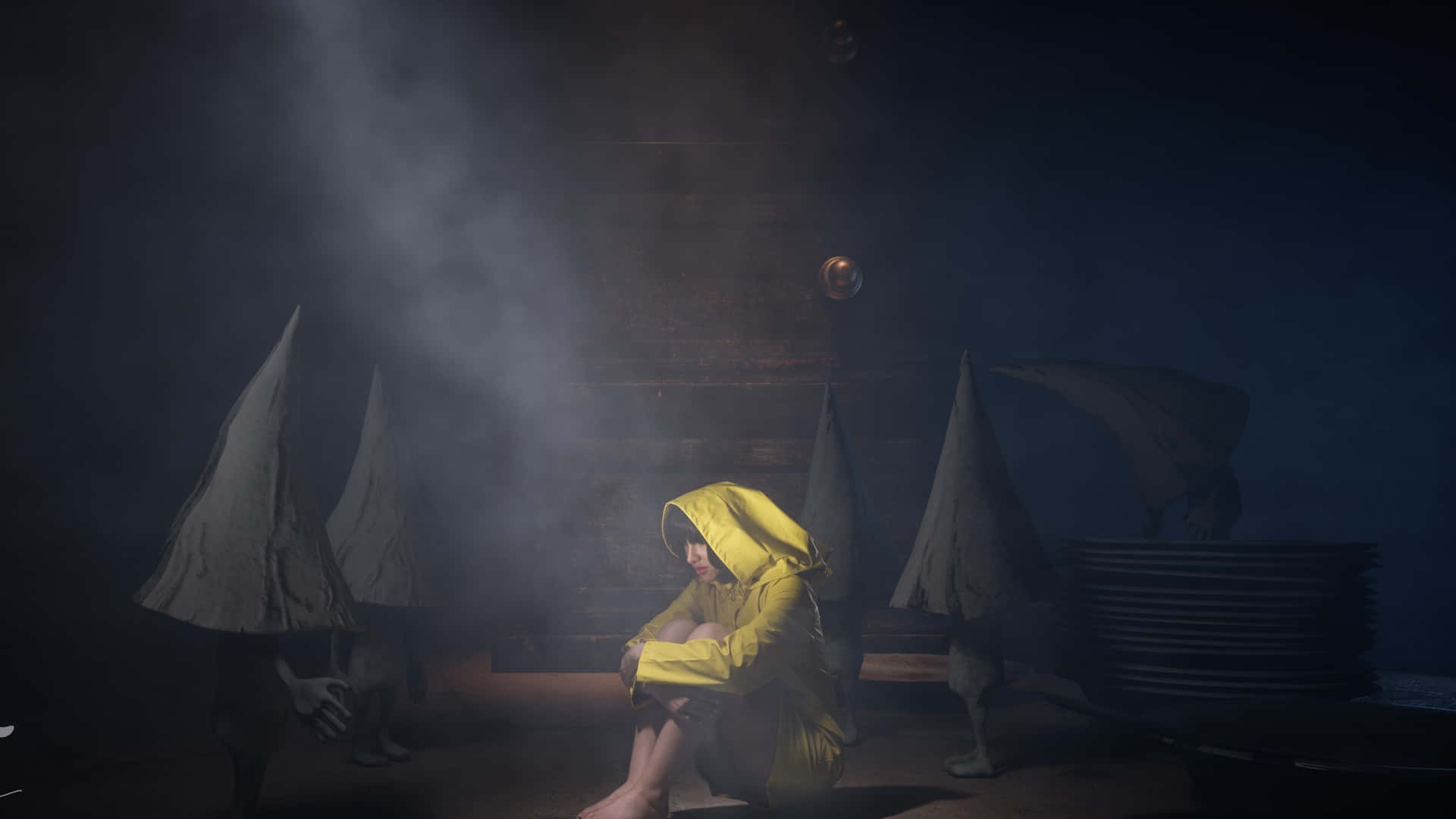 Six And Nomes From Little Nightmares 4k Wallpaper