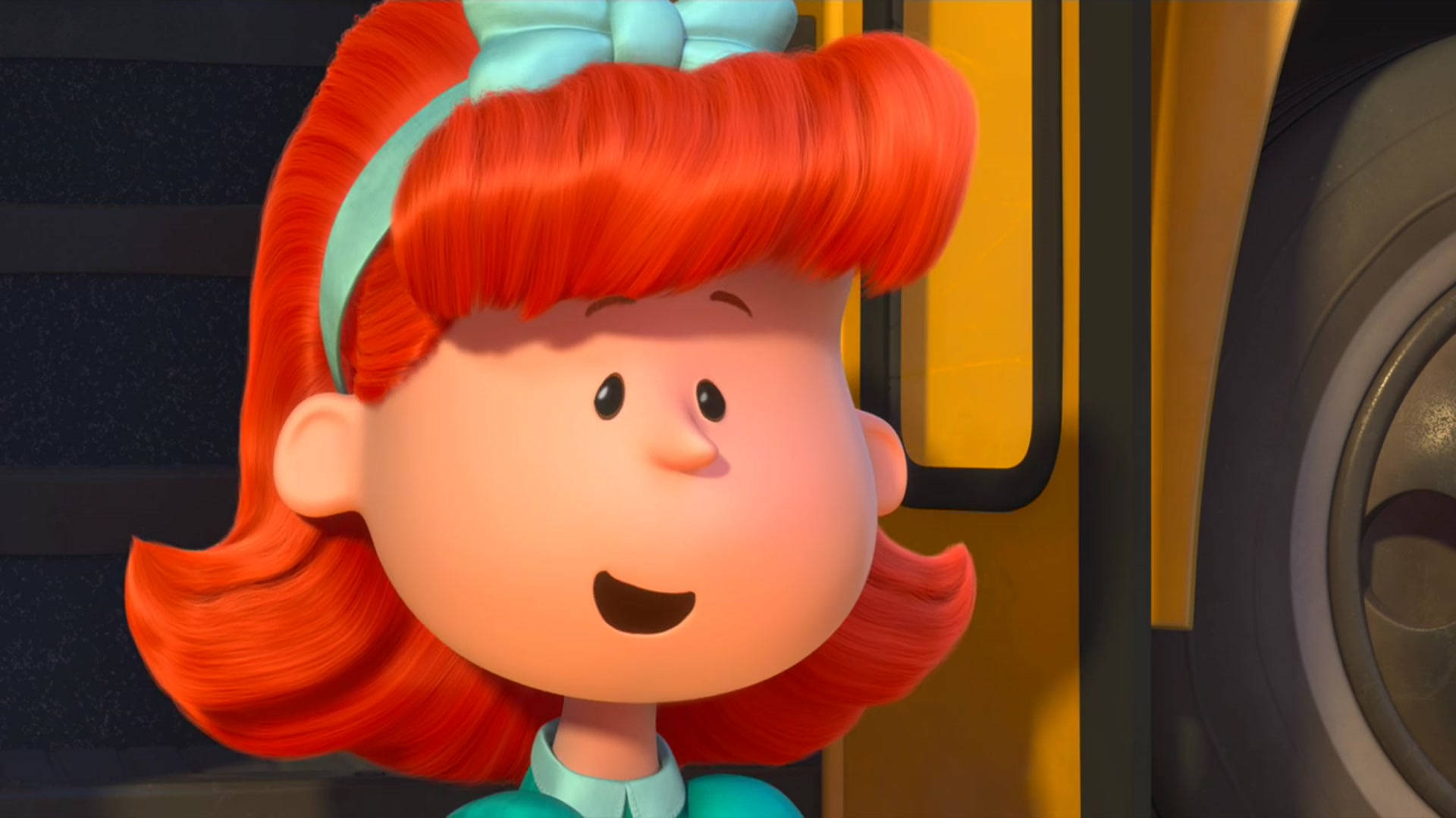Little Red-Haired Girl Peanuts Wallpaper