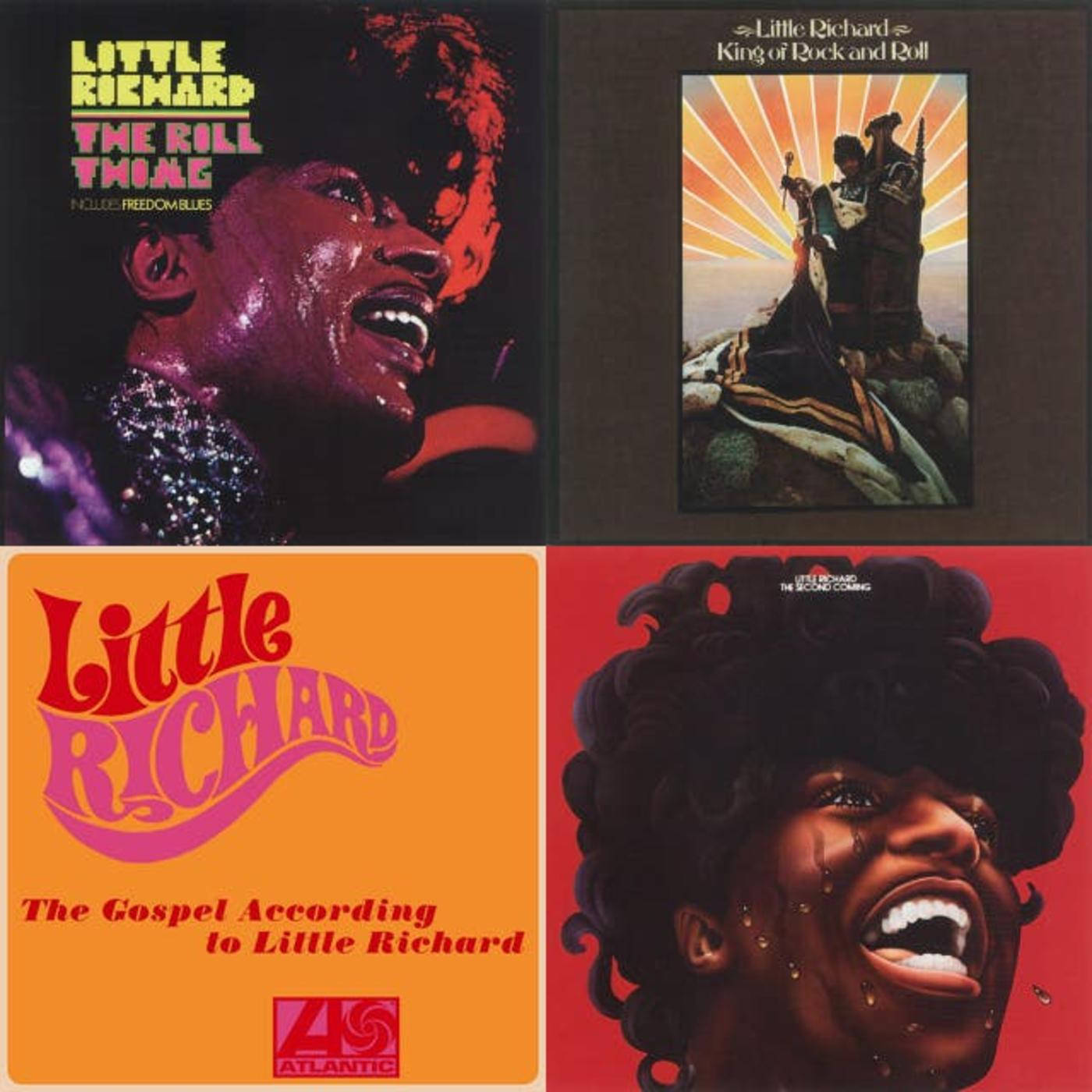 Collagede Portadas De Álbumes De Little Richard Fondo de pantalla