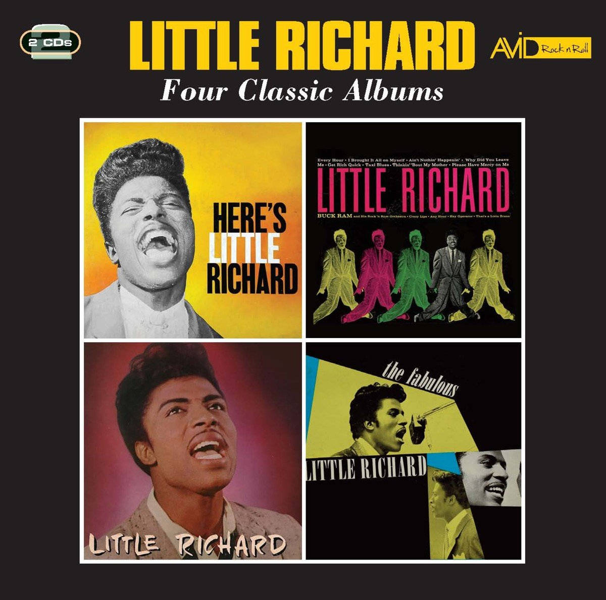 Little Richard Four Classic Albums Wallpaper
